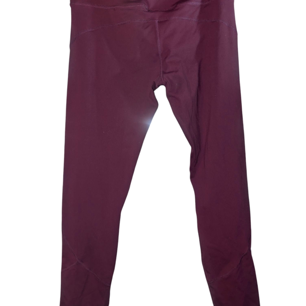 Lululemon Athletica Burgundy Leggings